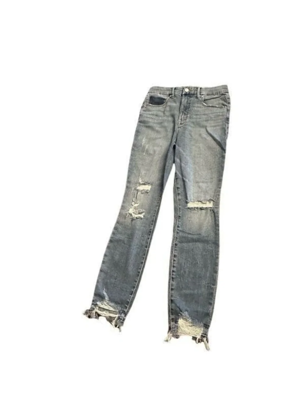 Good American Distressed Jeans Sz 8